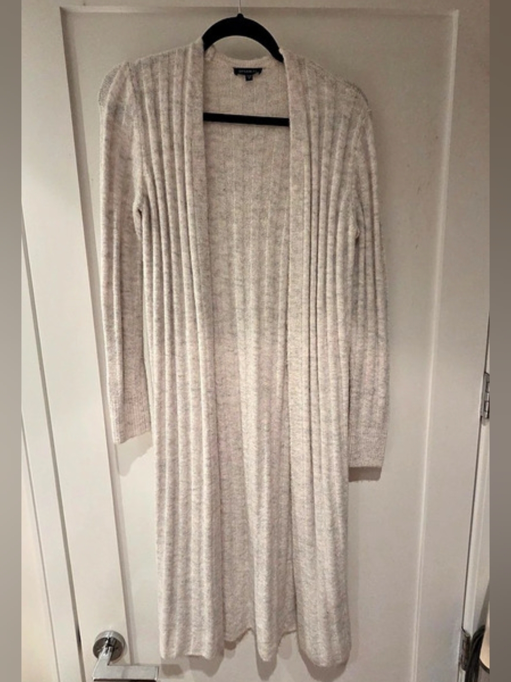 Long Open-Front Cardigan